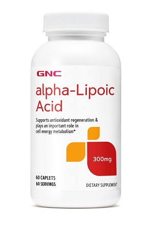 GNC 硫辛酸 Alpha Lipoic Acid 300mg 60 Caplets